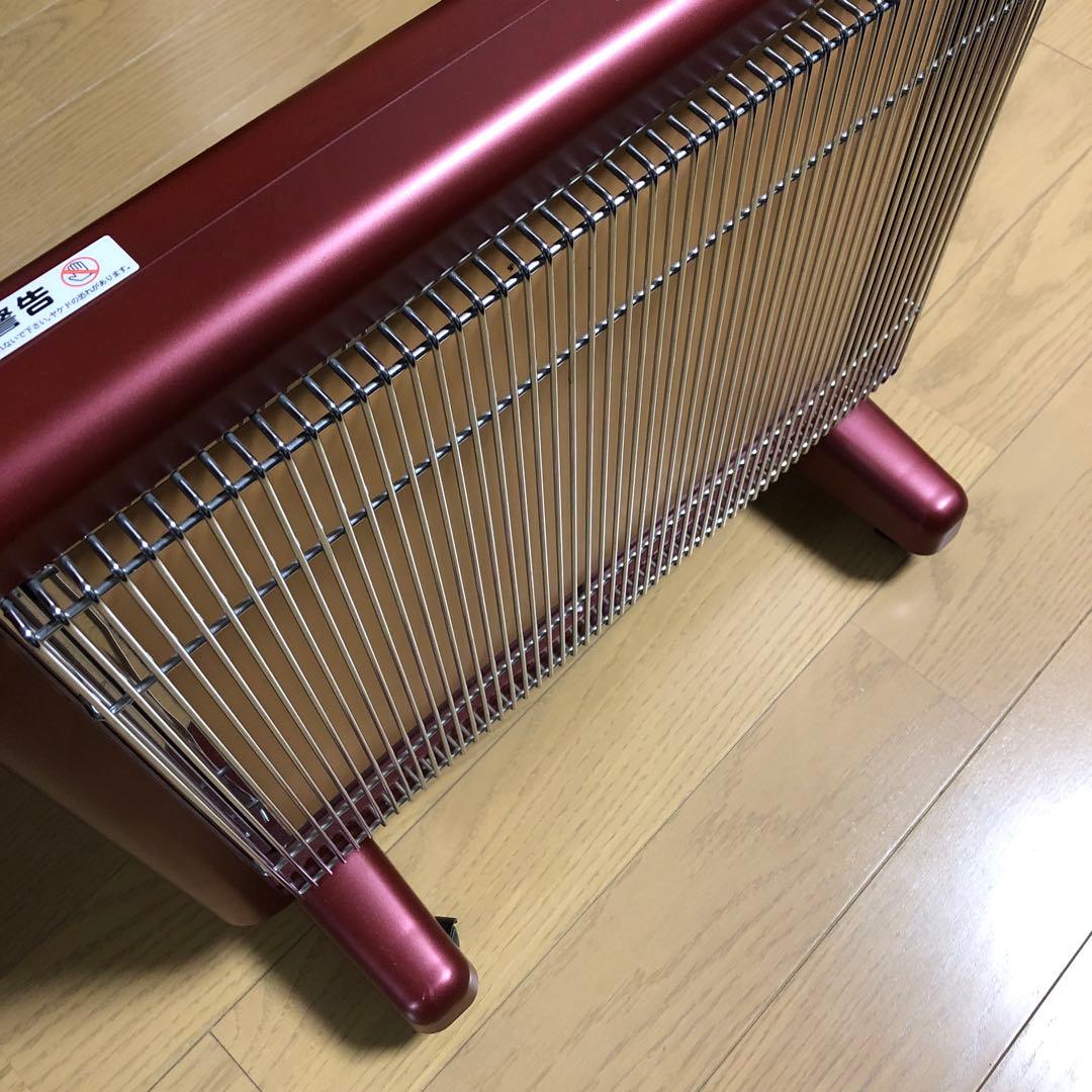 サンルミエ タイマー付き　遠赤外線暖房器 E800L-TM 赤色