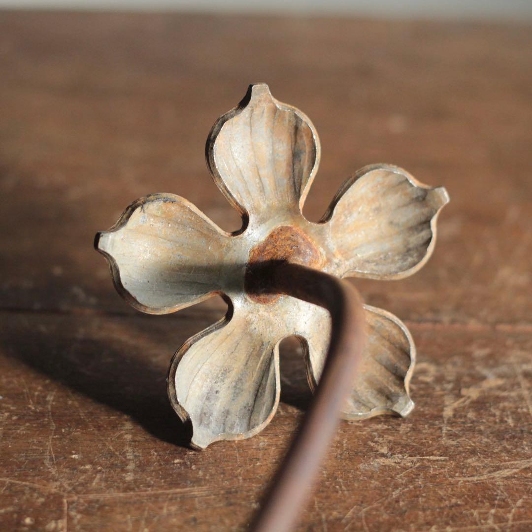 オブジェ 鉄の花 古道具 アンティーク ブロカント