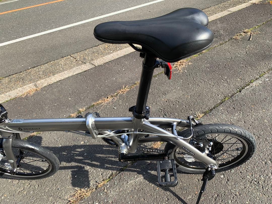 【即乘】送料無料 RENAULT折り畳み自転車7速 ミニベロ 小径車 16インチ