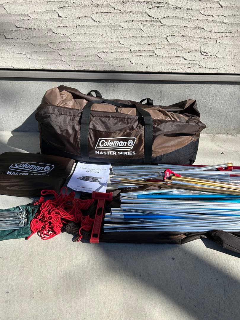 コールマン マスターシリーズ 4Sワイド2ルームカーブ　2回使用　値下げ