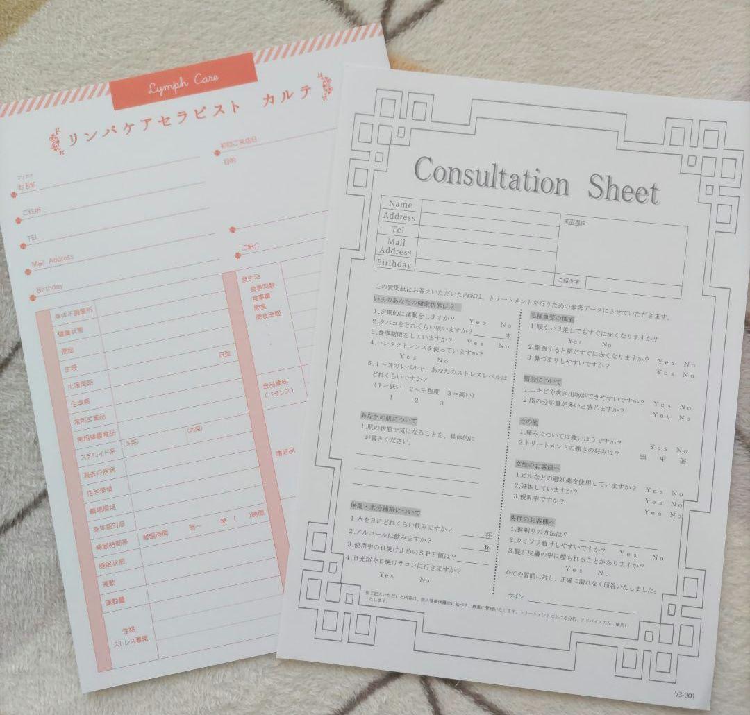 キャリカレ＊リンパケアセラピスト／資格取得講座セット