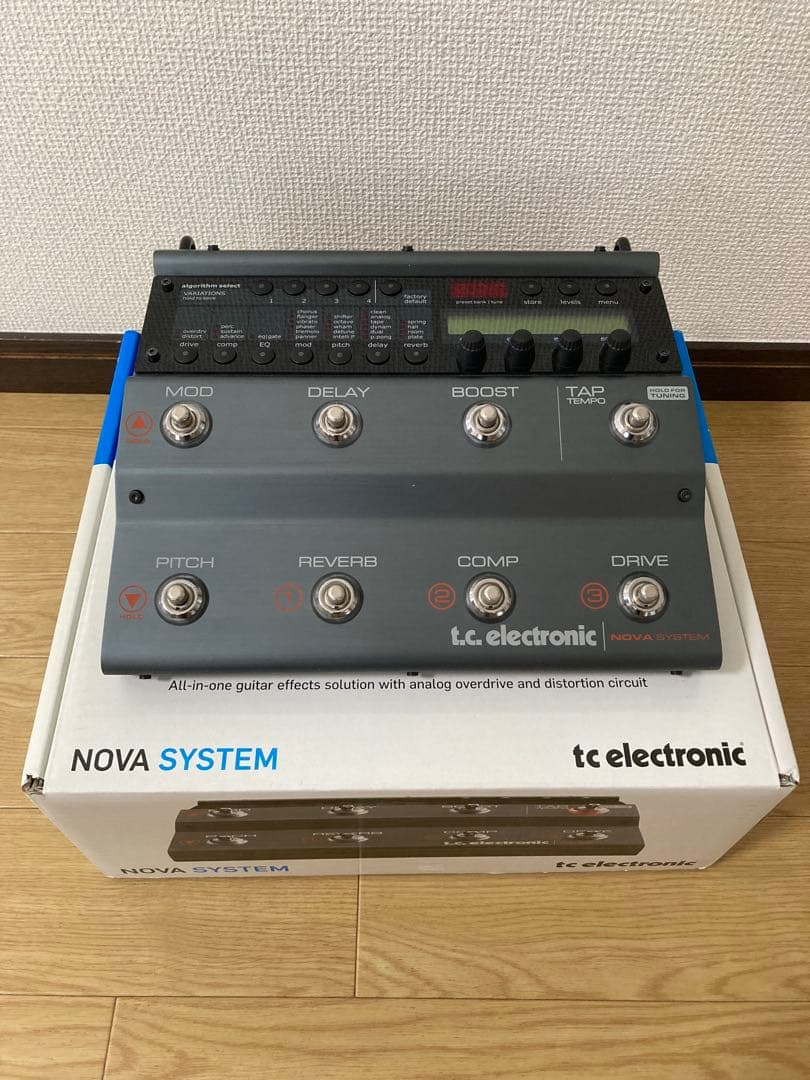 【箱付美品】tc electronic NOVA SYSTEMギターエフェクター