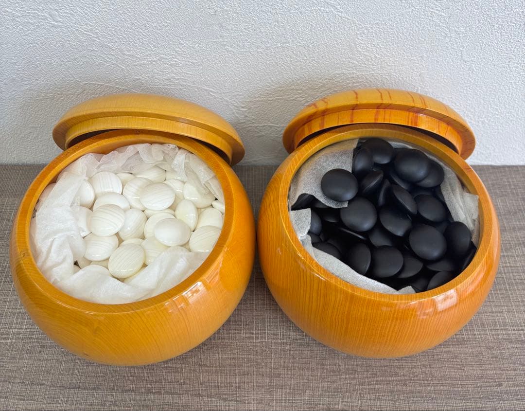 本蛤碁石 31号 180個 本那智黒 181個 厚み9.4cm 囲碁 碁石