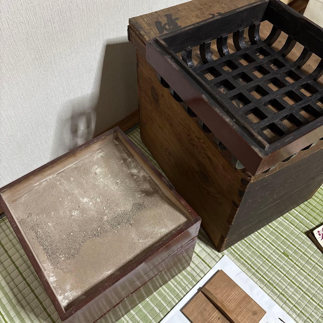 香時計　常香盤　梅の香　骨董品　時代物　昭和　レトロ　アンティーク　時香盤　仏具