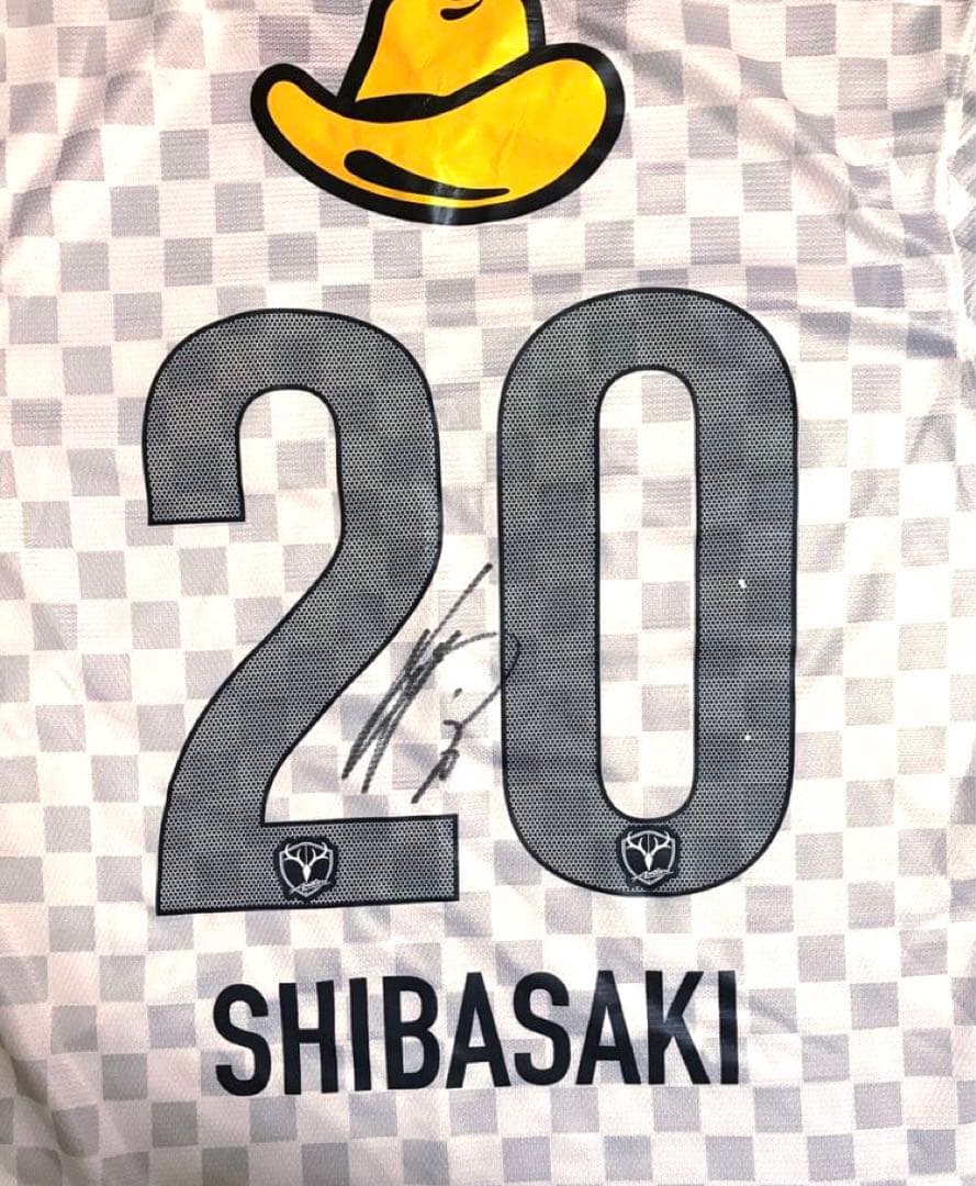 鹿島アントラーズ　柴崎岳　2014　ユニフォーム　サイン入り　グッズ　ストラップ