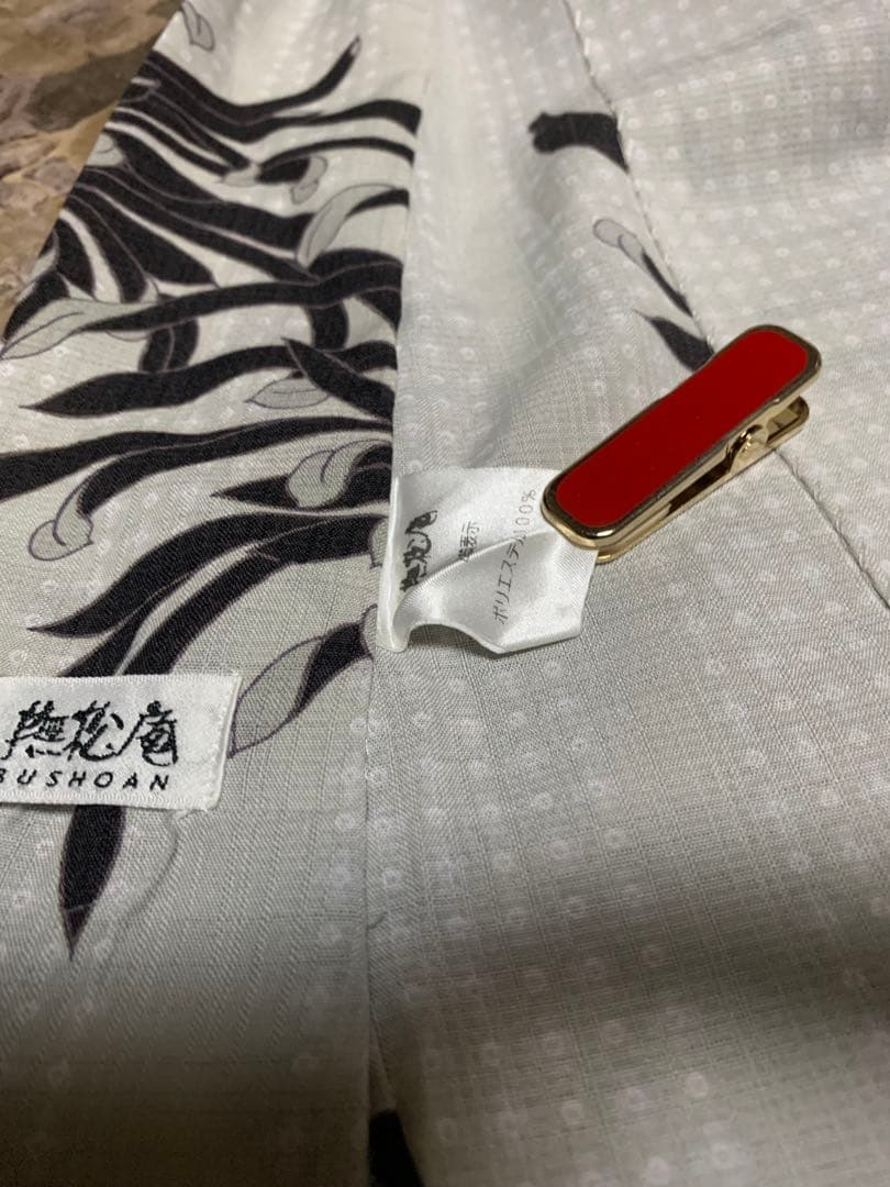 撫松庵　ポリエステル浴衣　セオα セオアルファ　金魚　検索　ふりふ　豆千代モダン