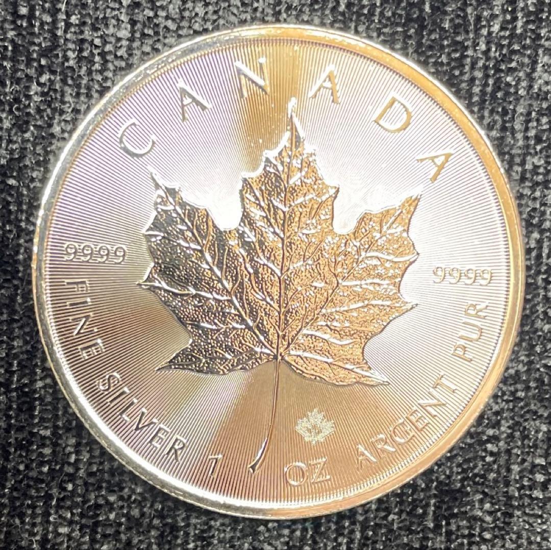 2021年 （新品）純銀メイプルリーフ銀貨 1オンス