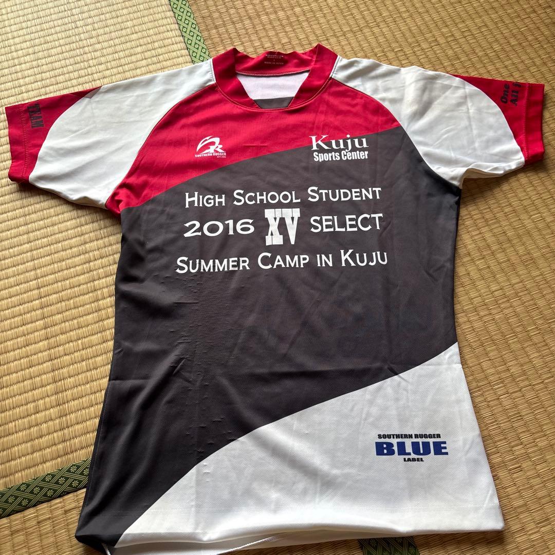 ラグビーセット売り（肩パット、短パン、ユニフォーム、ソックス、ヤッケ、ヘッキャ）