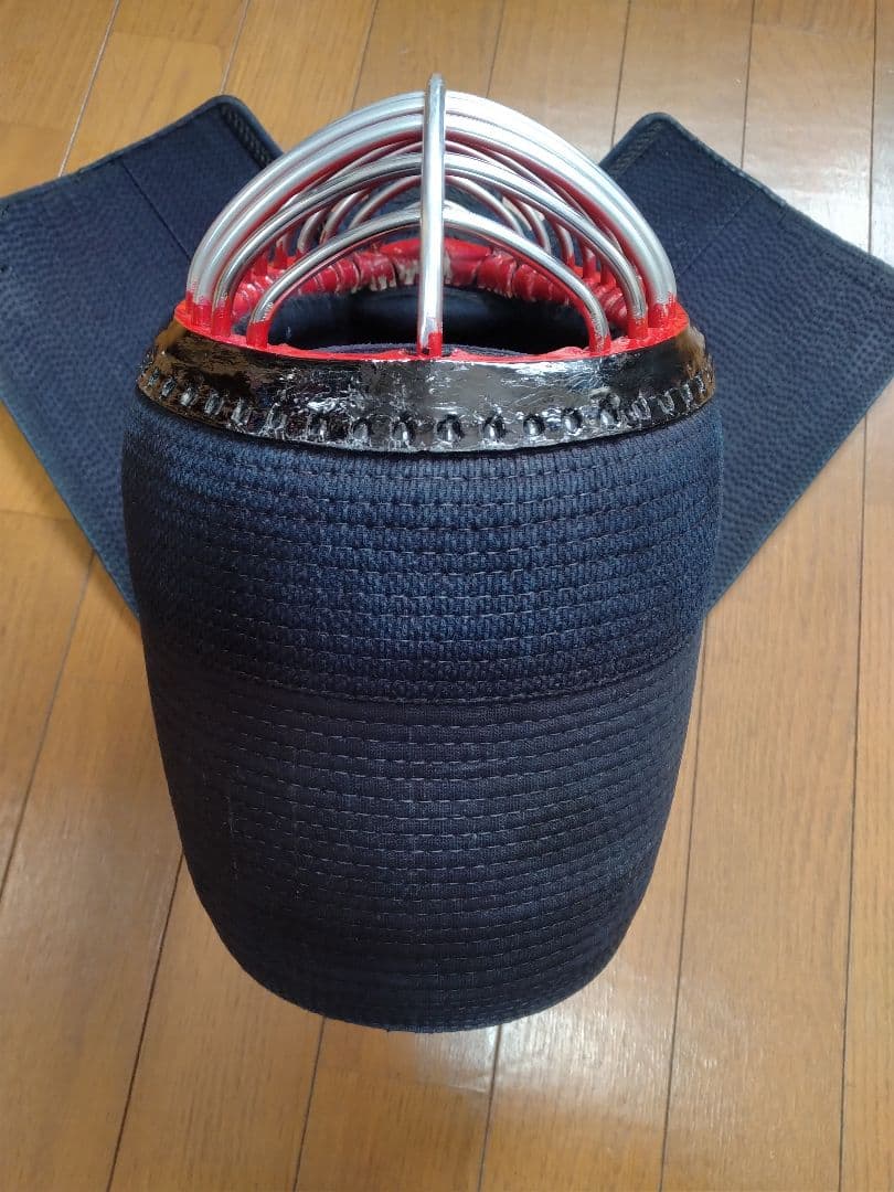 剣道 西都面70 顎ヘリ紺鹿革