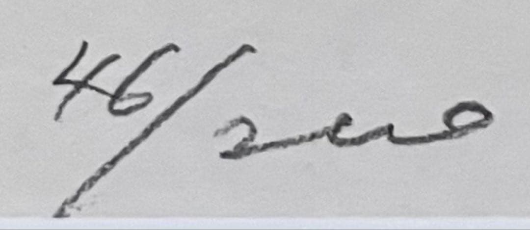 川島見依子　海上赤富士　直筆サイン　シルクスクリーン　限定200 　4号　X53