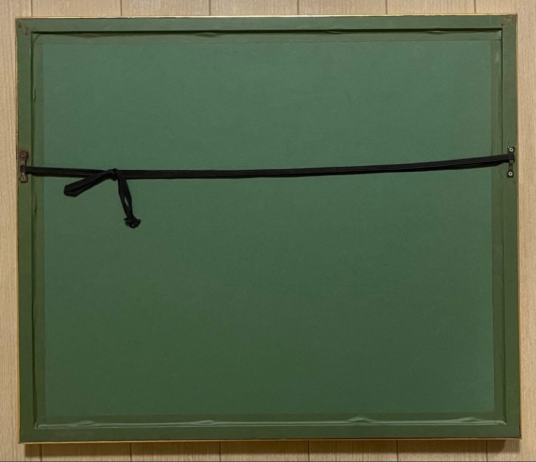 川島見依子　海上赤富士　直筆サイン　シルクスクリーン　限定200 　4号　X53