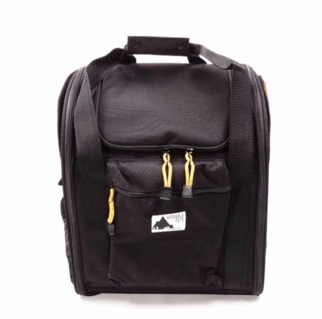 アドラブルペッツ 犬用キャリーリュック CORDURA 黒 自転車OK