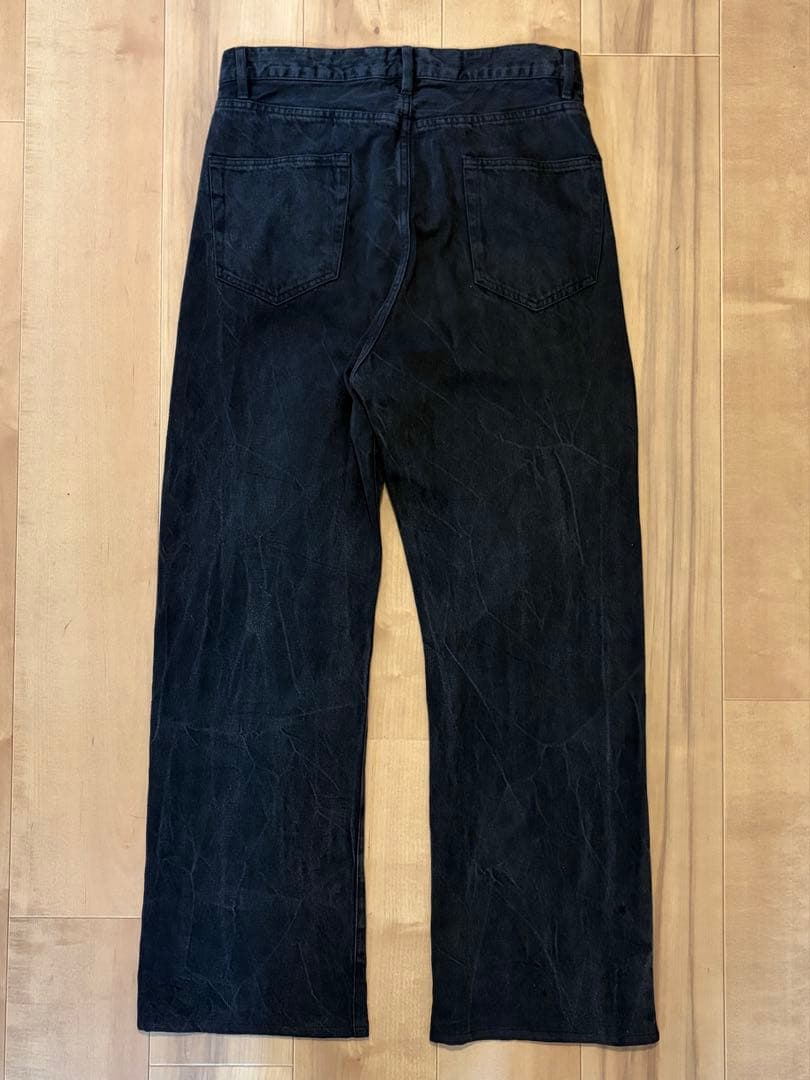 パンツ AURALEE SELVEDGE FADED LIGHT DENIM PANTS