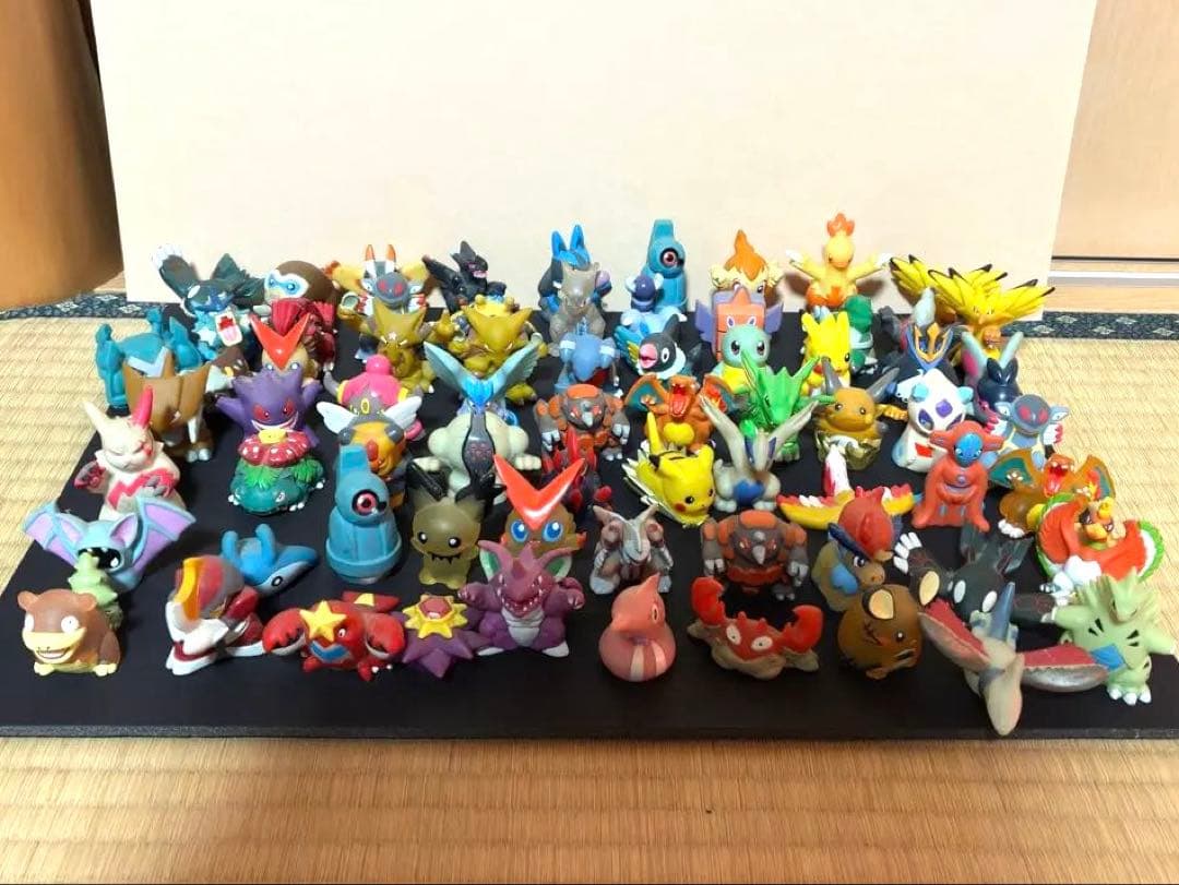 【値下げ】レトロ　希少　ポケモンキッズ 指人形　70体セット