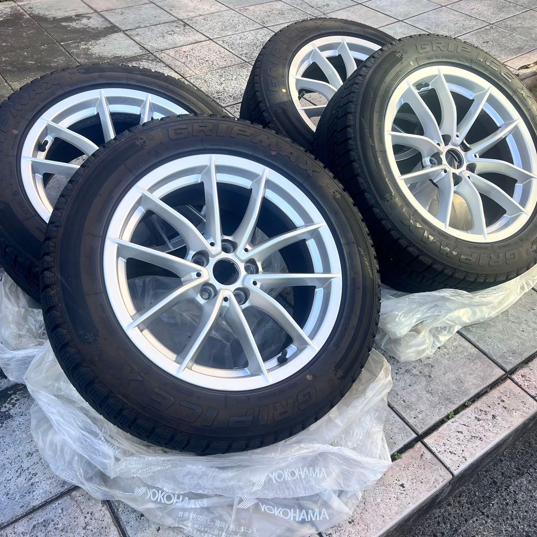 【ほぼ新品】スタッドレス 225/55R17 90スープラ BMW5系 引取限定