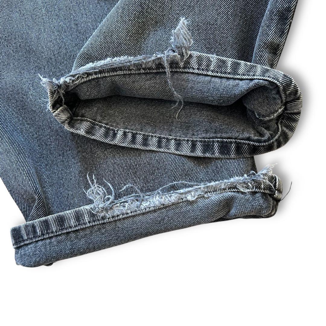 リーバイス 550 ブラックデニム バギーパンツ W36 L29 墨黒 ゆるだぼ