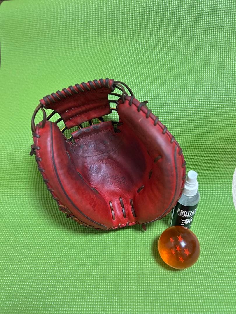 【爆音】日本製　Wilson staff ウィルソン　硬式 キャッチャーミット
