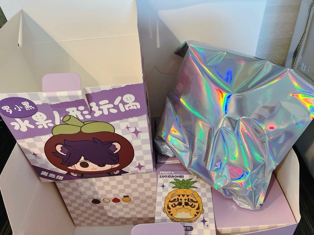 4つセット 風息　洛竹　虚淮　天虎　10cm ぬいぐるみ　羅小黒戦記　ロシャオ