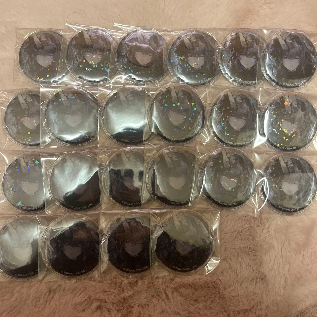 プロセカ 朝比奈まふゆ グリッター缶バッジ 5B 黒百合 22個