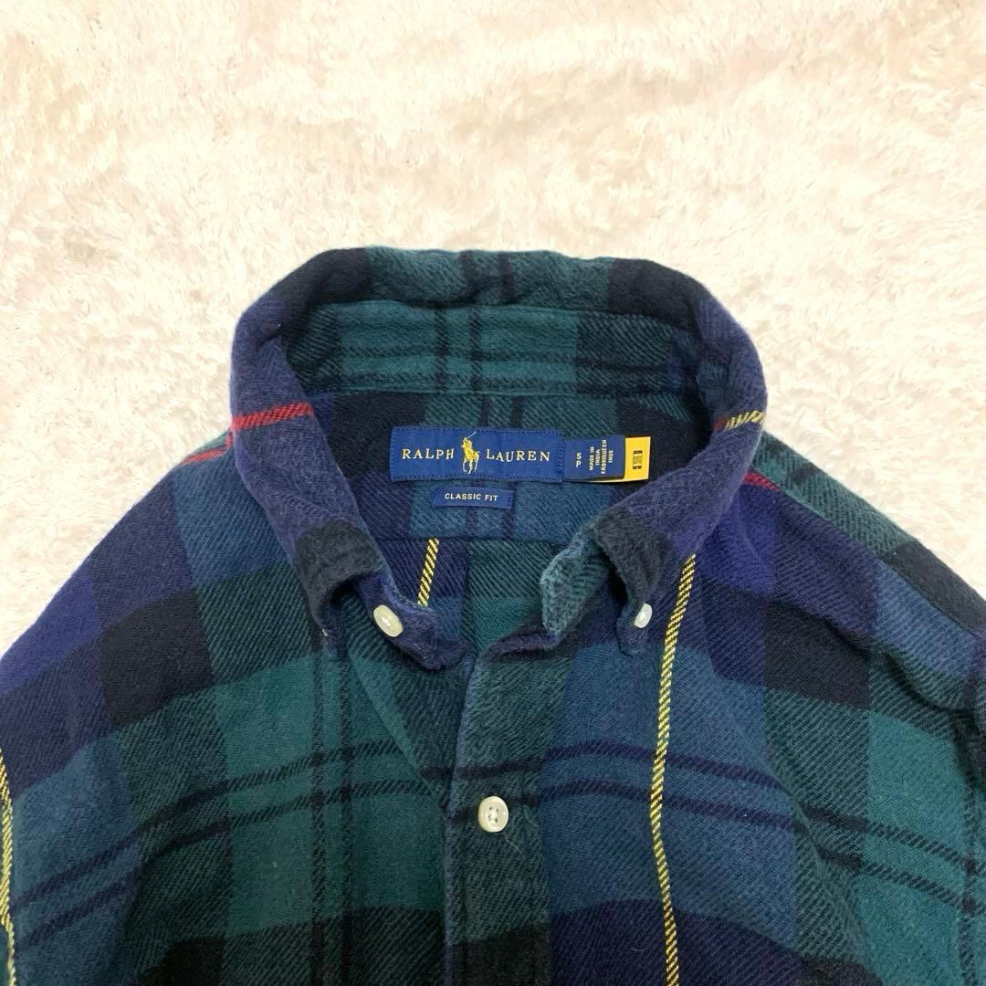 うーたん様 ラルフローレン ネルシャツ チェック ポニー刺繍 ユニセックス