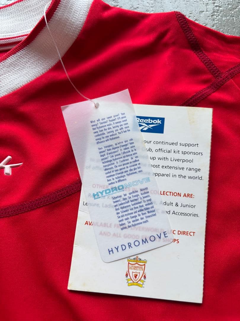 レア　02-04 リヴァプール　リーボック　ホームユニフォーム　新品未使用