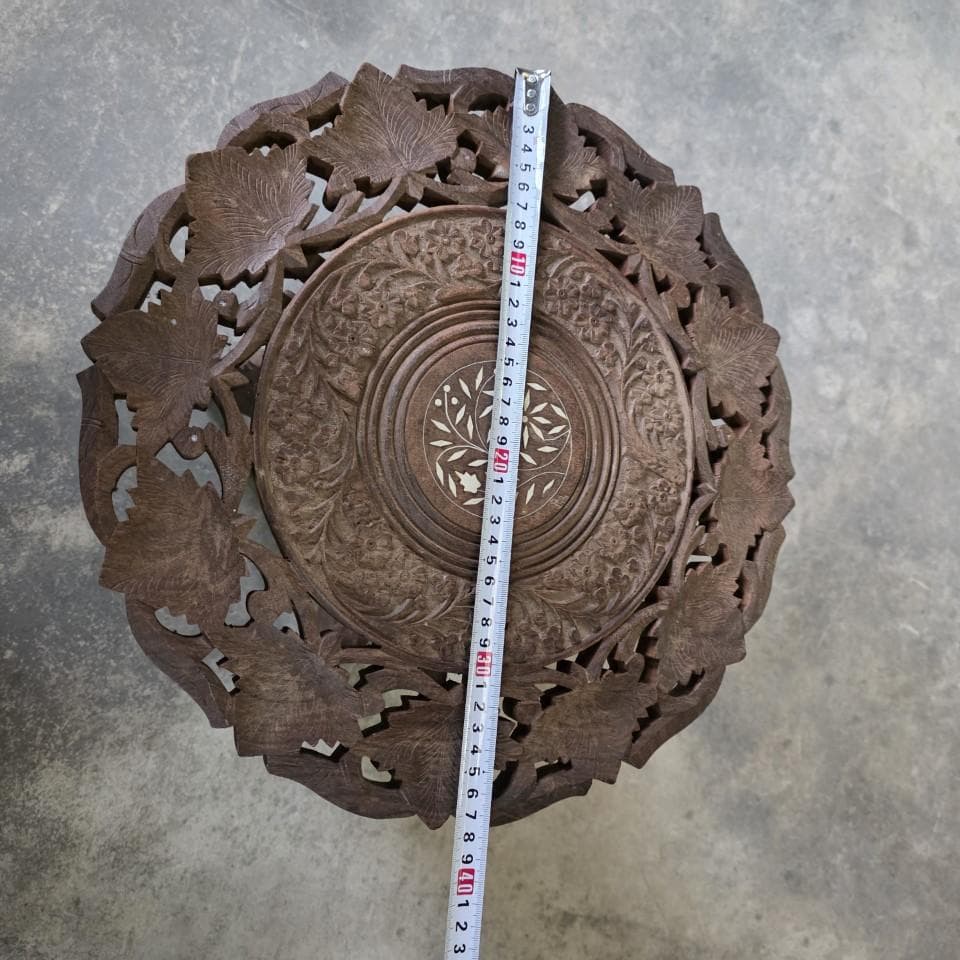 木製 飾り台 花形 花台 香台 盆栽台 高台