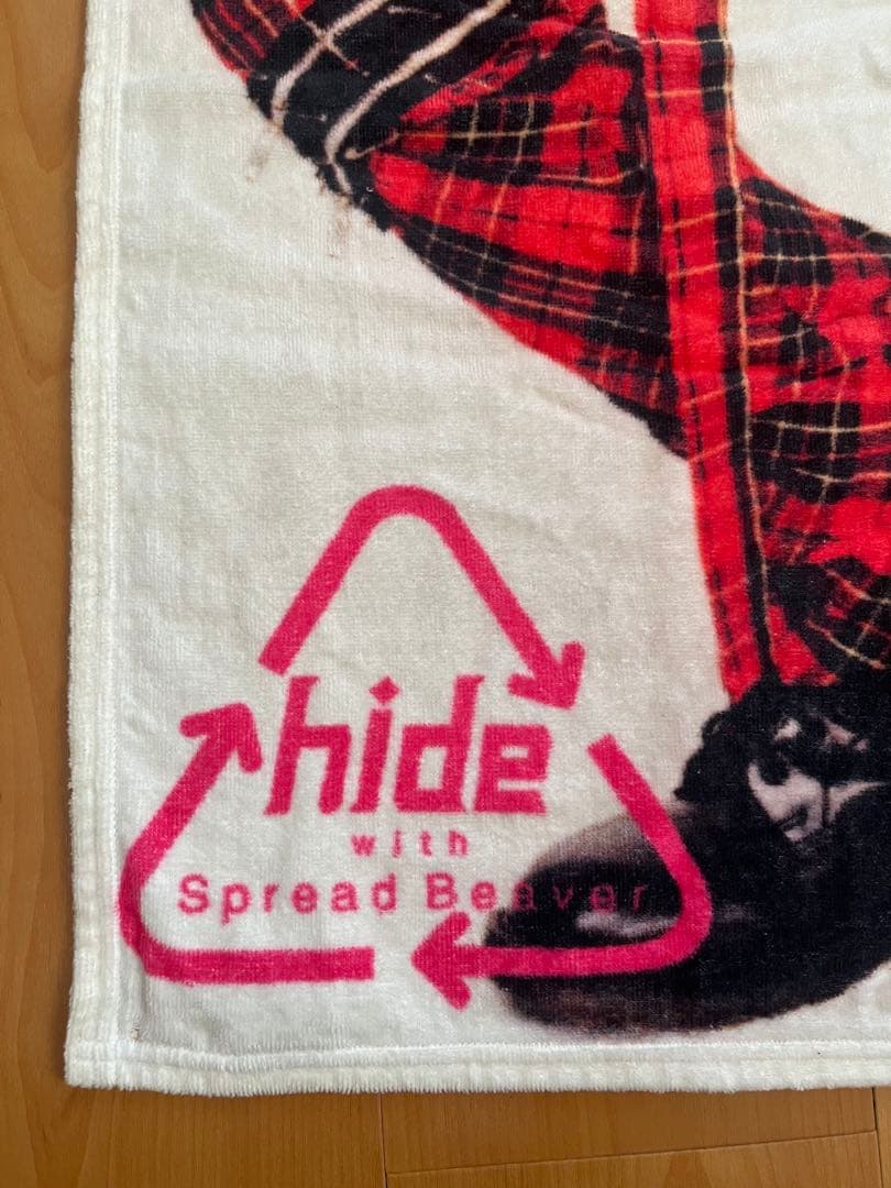 hide等身大バスタオル※当時横浜のhideミュージアムで購入しました！