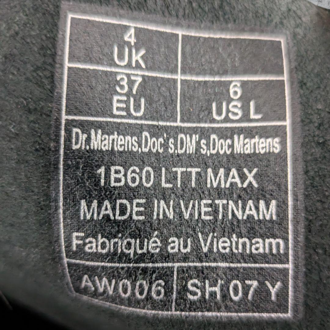 極美品 ドクターマーチン 1B60 LTT MAX UK4 ロングブーツ 厚底