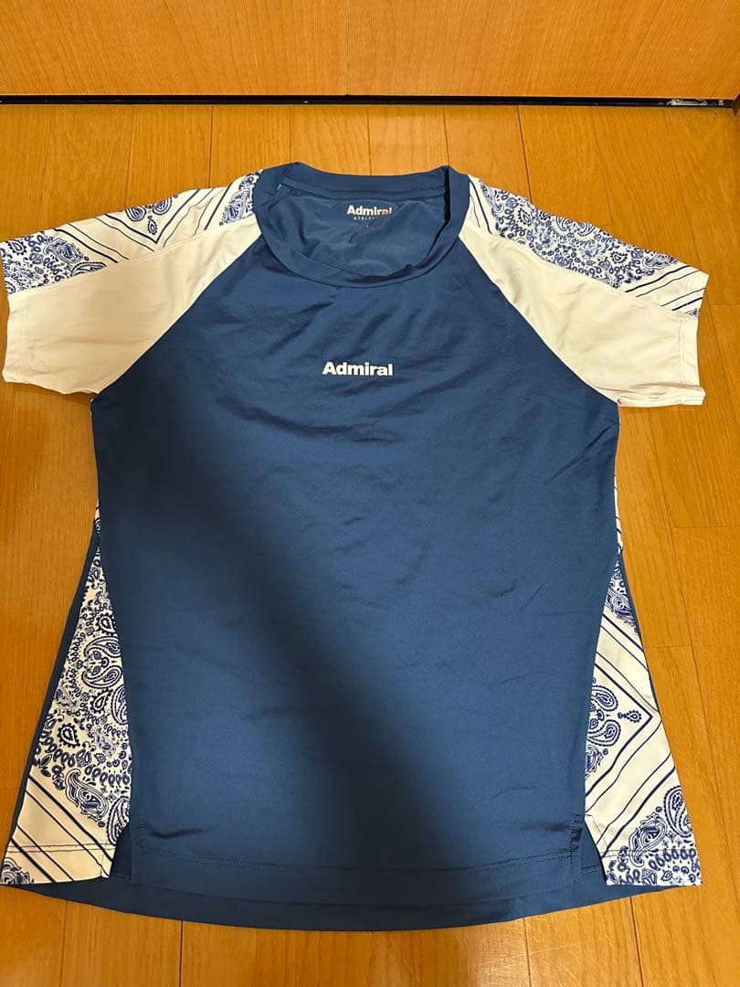 Admiralウェア バンダナ柄Tシャツ 青 3点セット