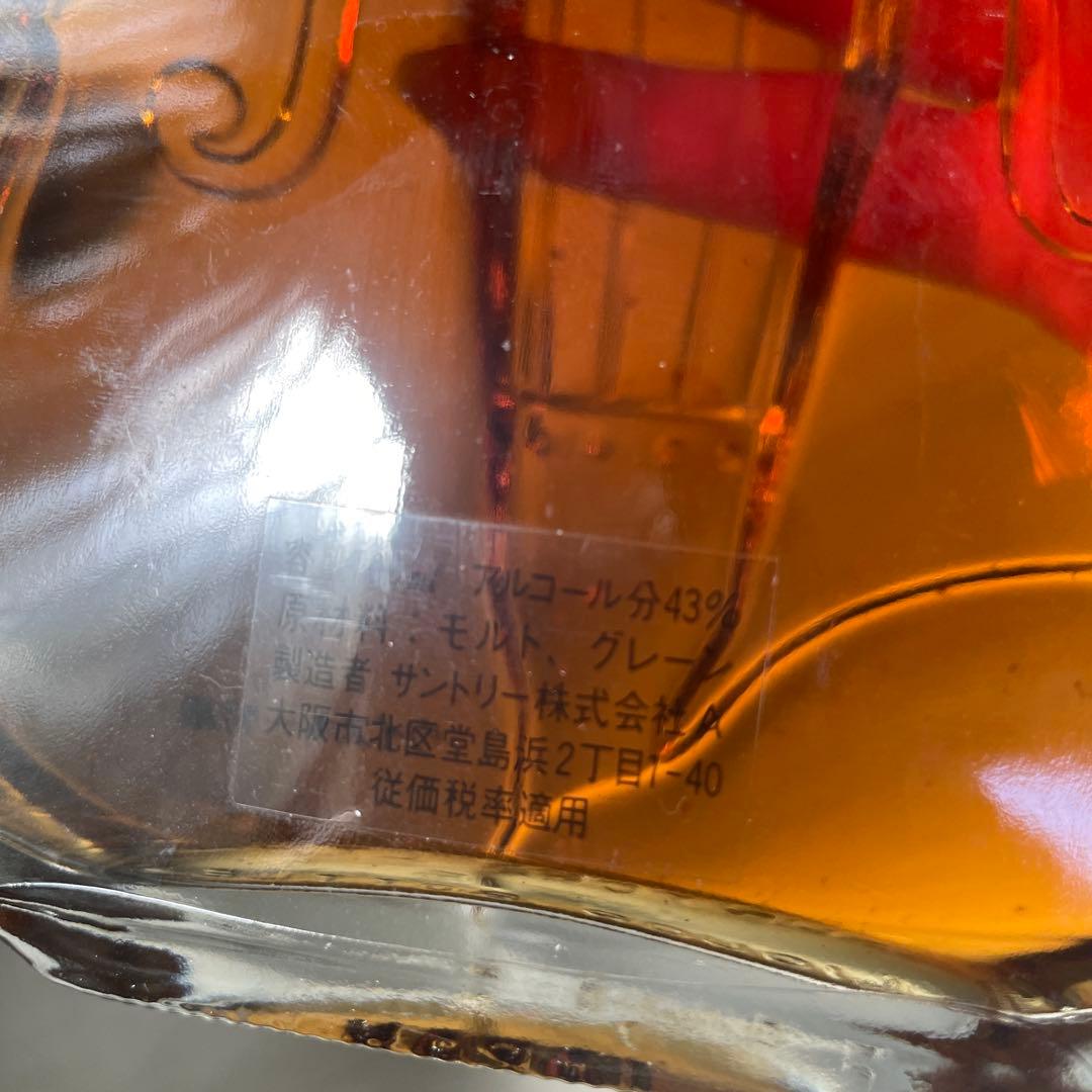 ◆未開栓 サントリー ローヤル ウイスキー バイオリン型ボトル