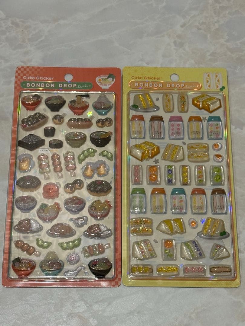 【正規品】ボンボンドロップシール　和柄　新作　6枚セット