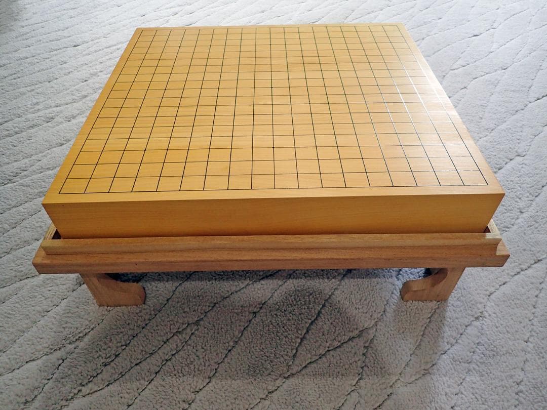 ★ 美品！ 本榧卓上囲碁盤 + 特注桐箱付き！ ★