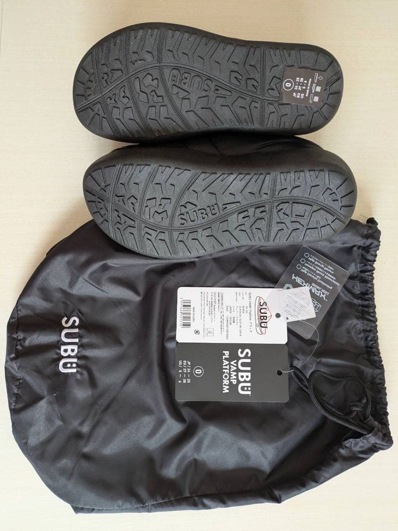 SUBU VAMP PLATFORM ブラック 0サイズ