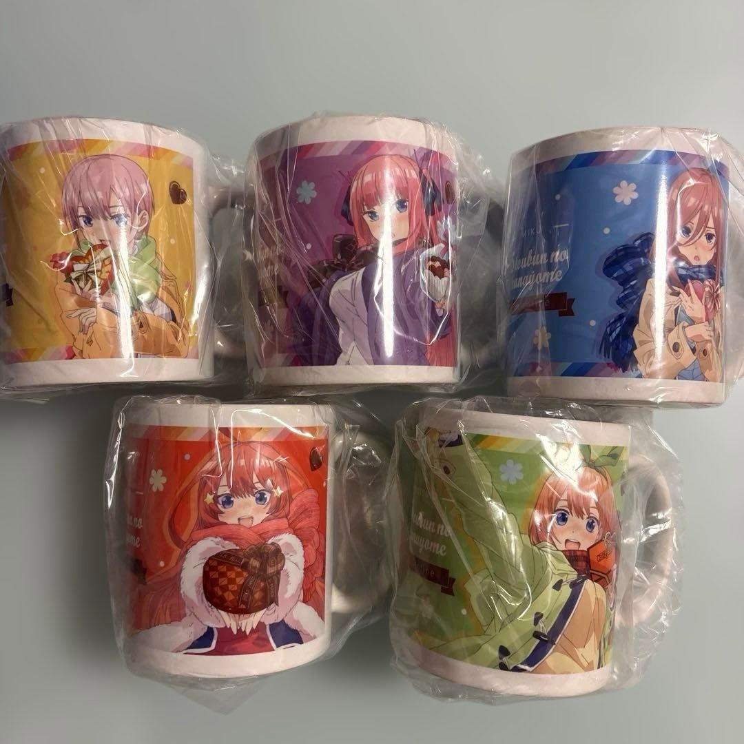 五等分の花嫁　フルカラー マグカップ バレンタインver 5個　まとめ売り