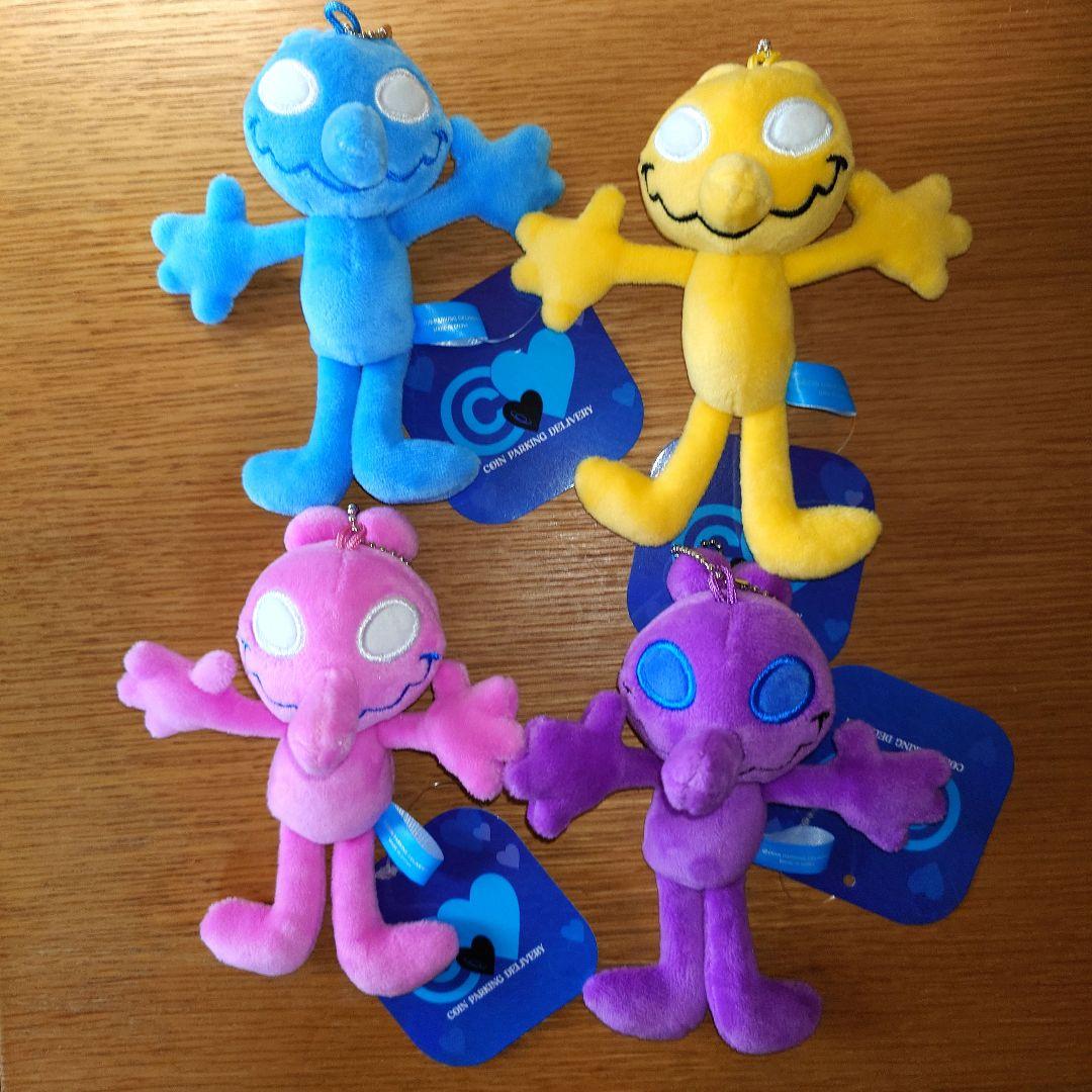 全4種セット COIN PARKING DELIVERY マスコットぬいぐるみ