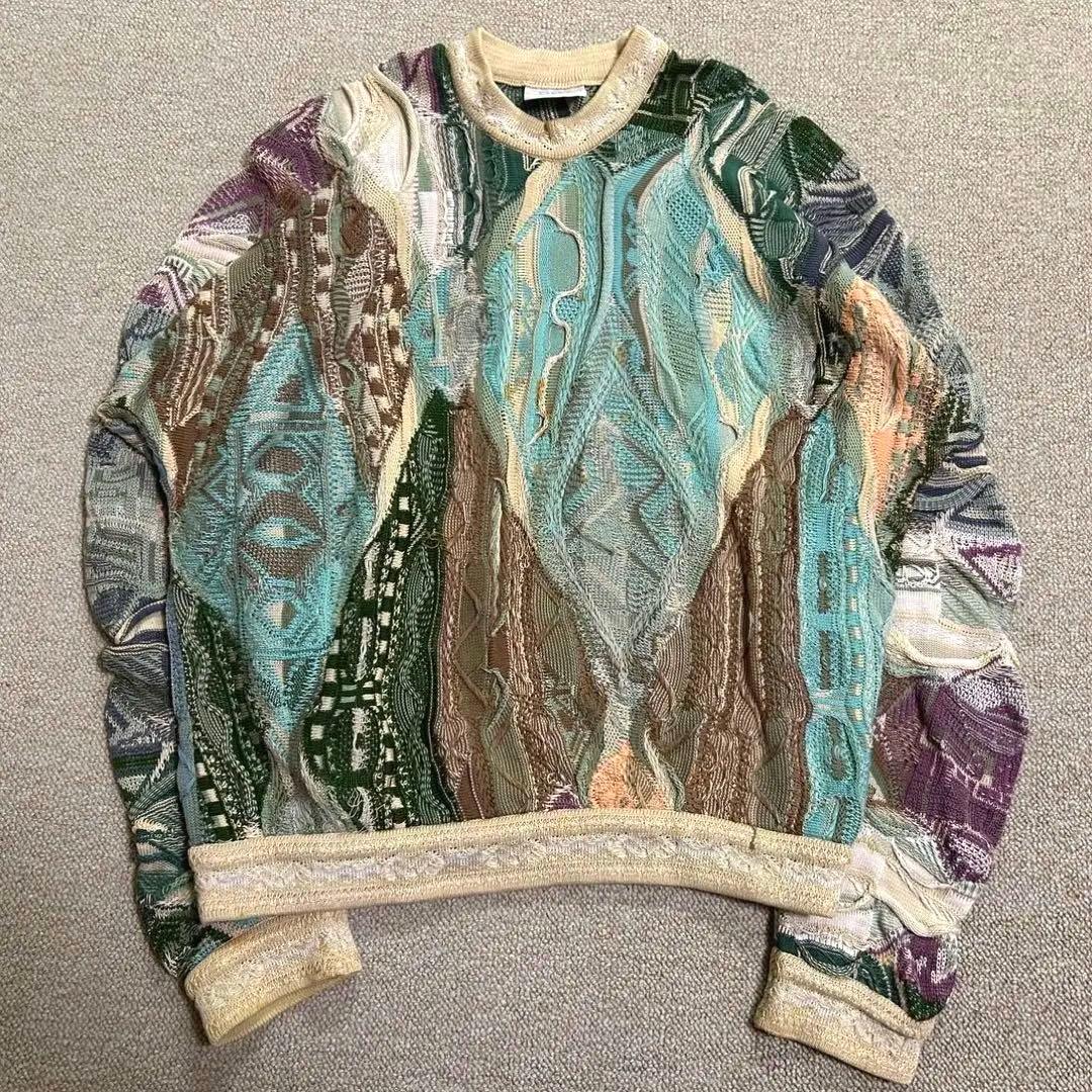 COOGI クージー 3Dニット マルチカラーニット