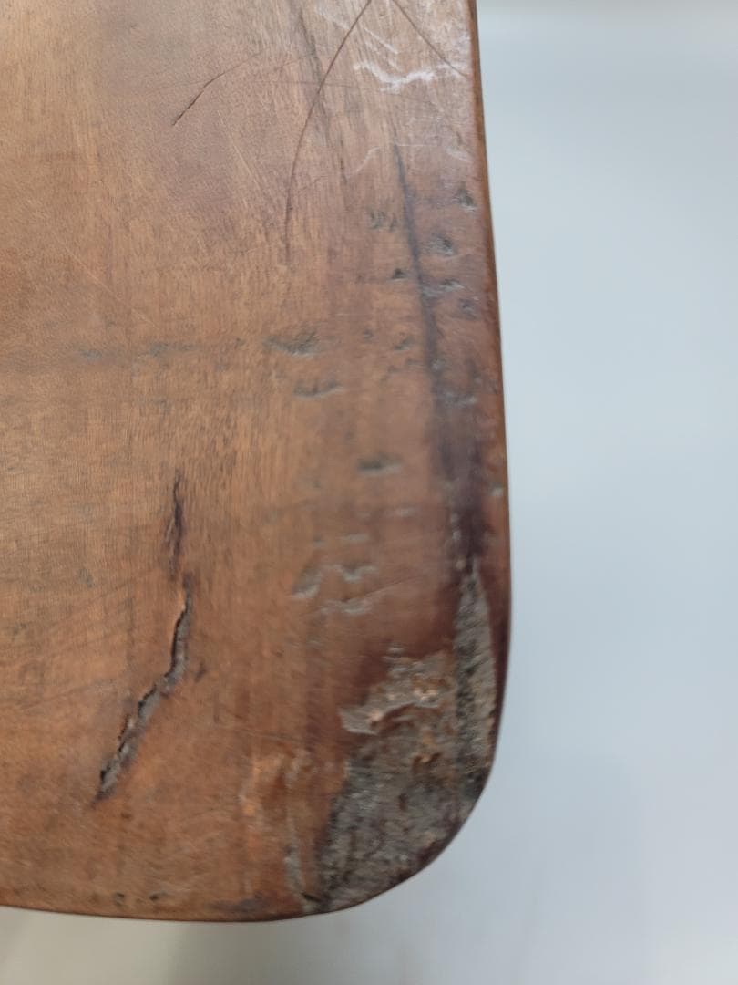 中国美術 文房具 青白磁 筆架 木彫龍 硯 二件