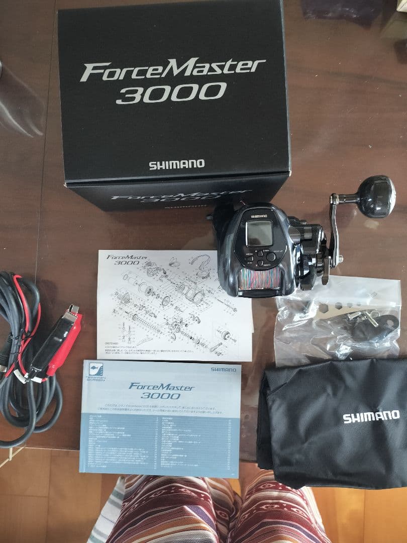 美品 22フォースマスター 3000 電動リール