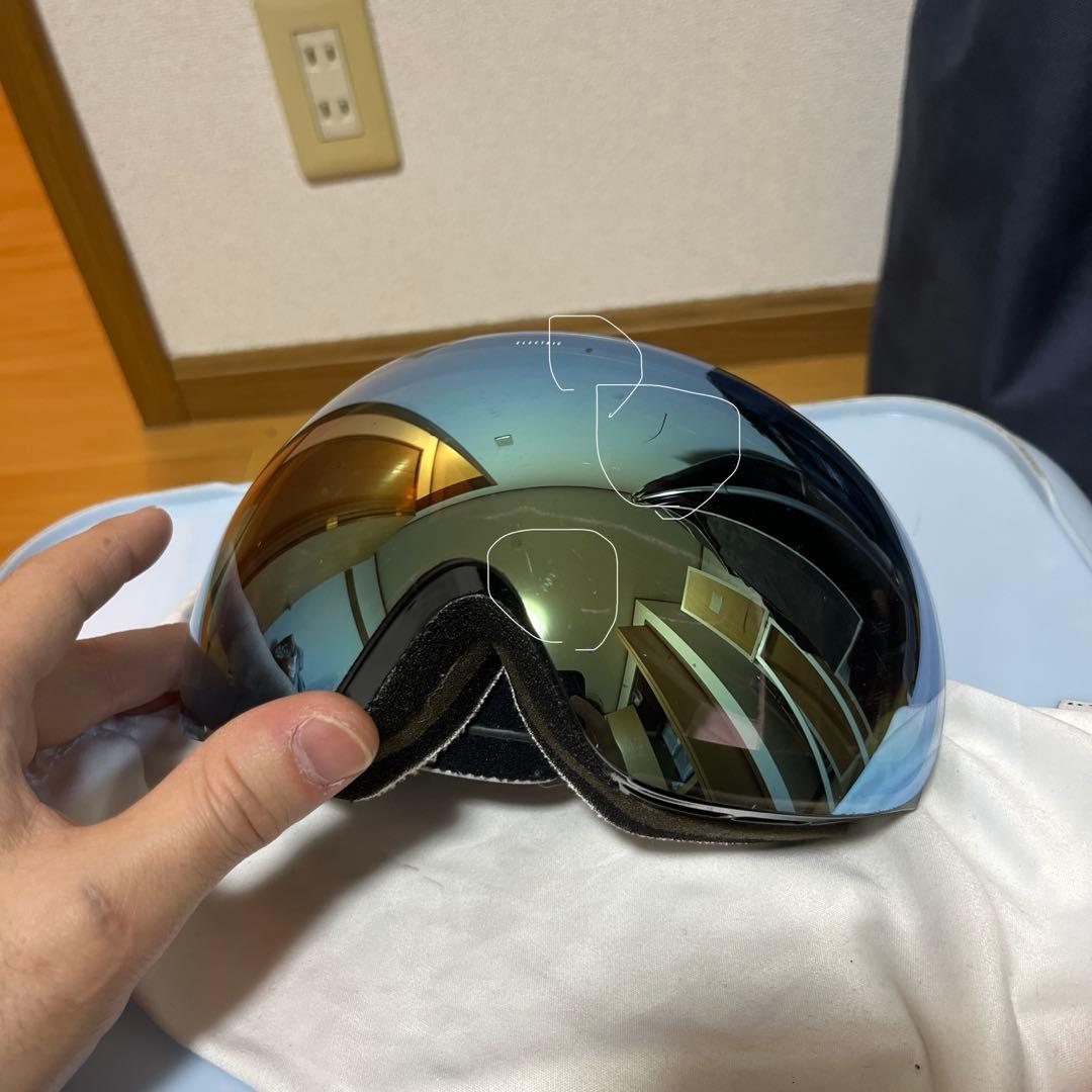 ELECTRIC × VOLCOMコラボモデル　ミラーレンズ ゴーグル