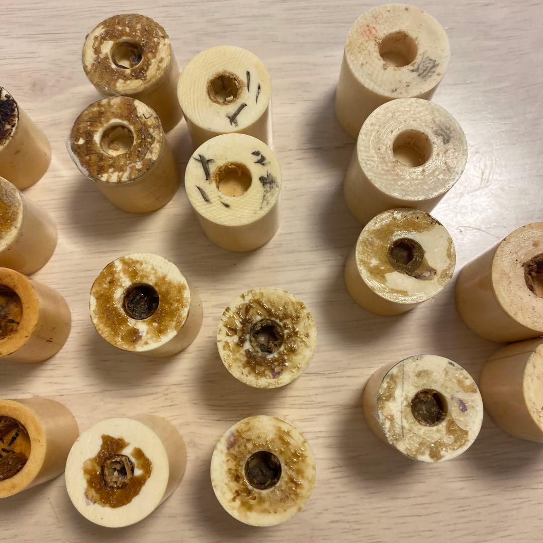 軸先　根付け材　掛け軸用　11個セット(22個) 588g