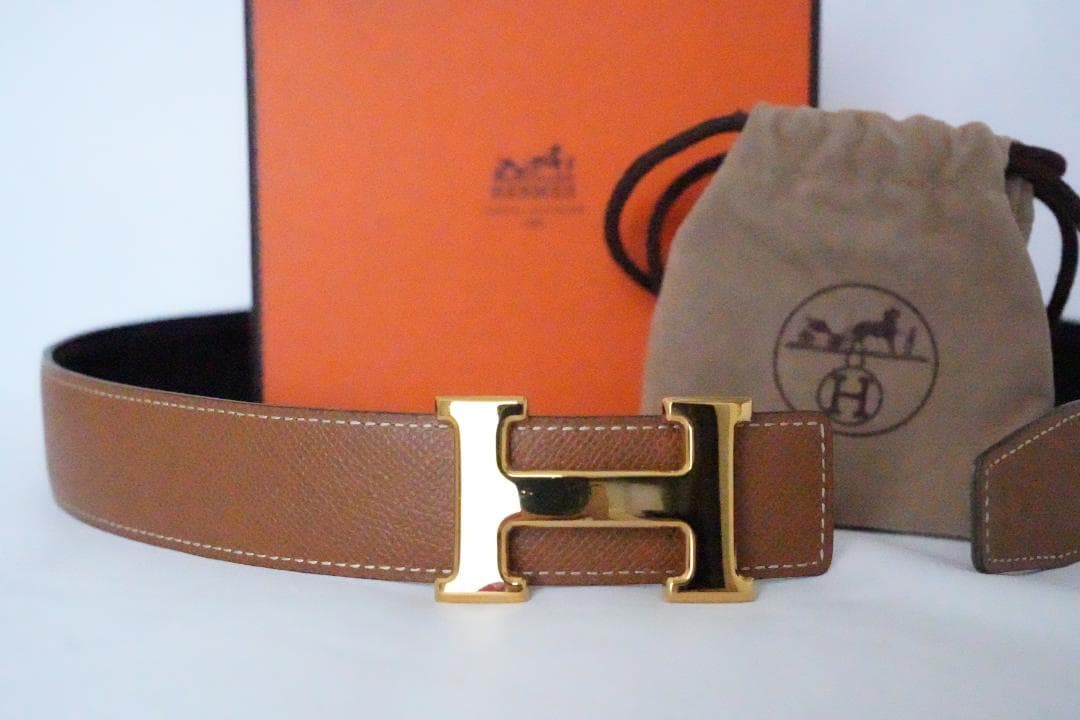 HERMES エルメス コンスタンス Hバックル リバーシブルレザーベルト