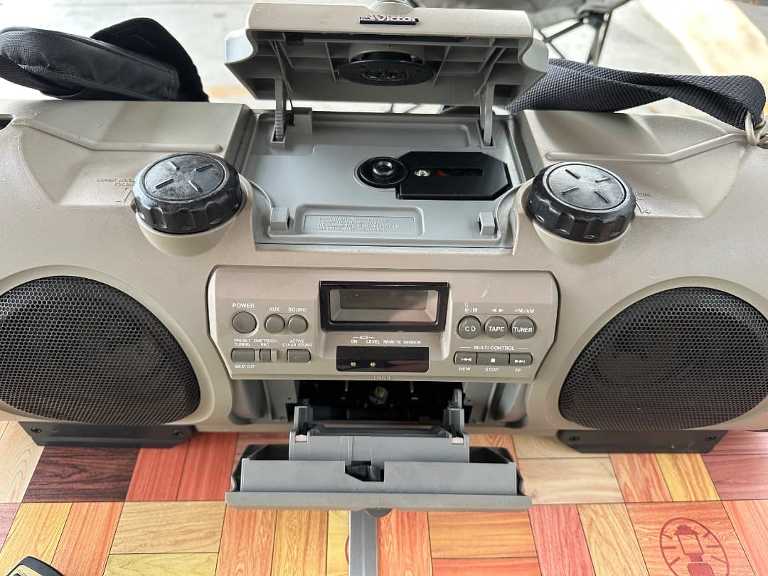 JVC ドラムカン　ラジカセ