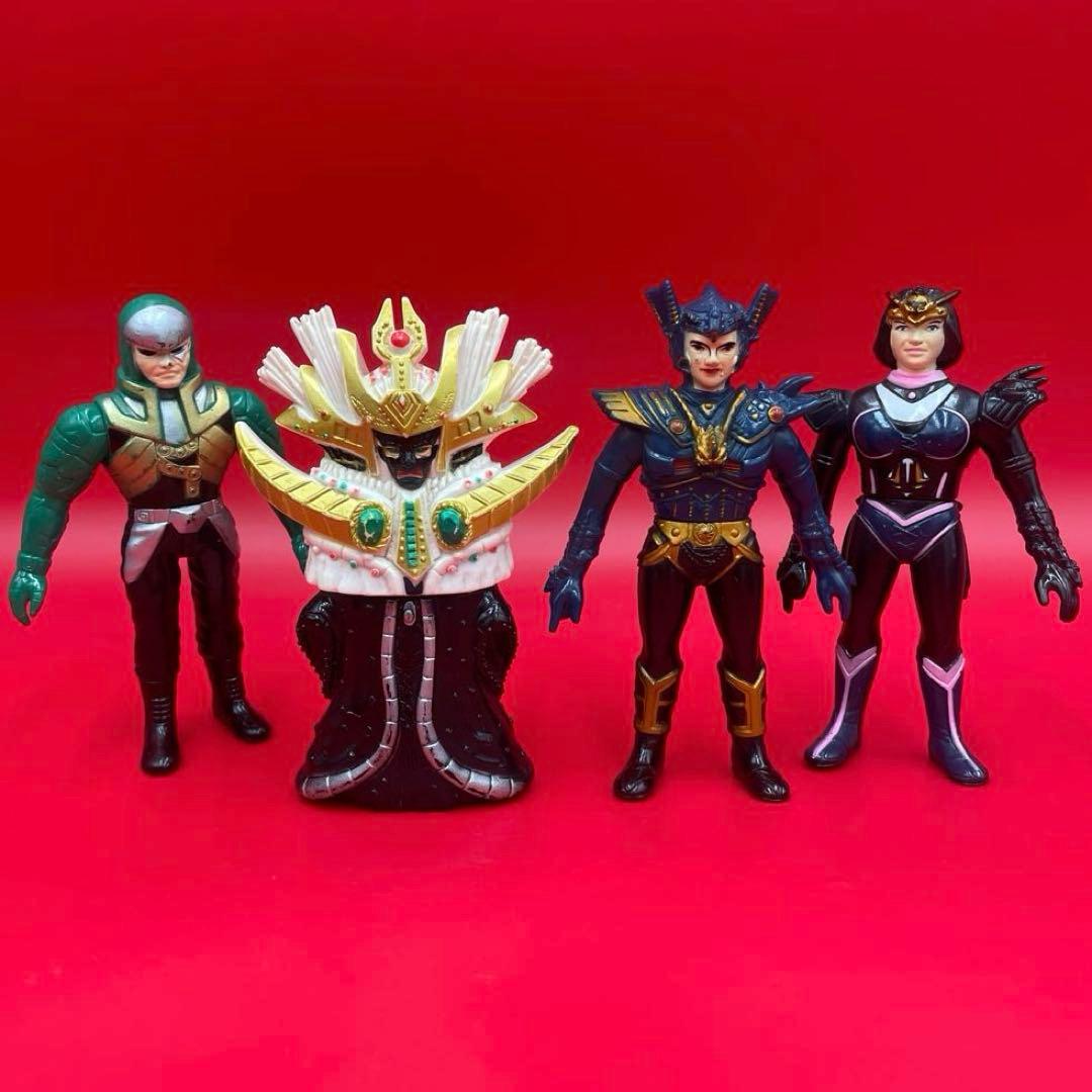 希少　光戦隊マスクマン ソフビ 1987年　当時物　昭和レトロ