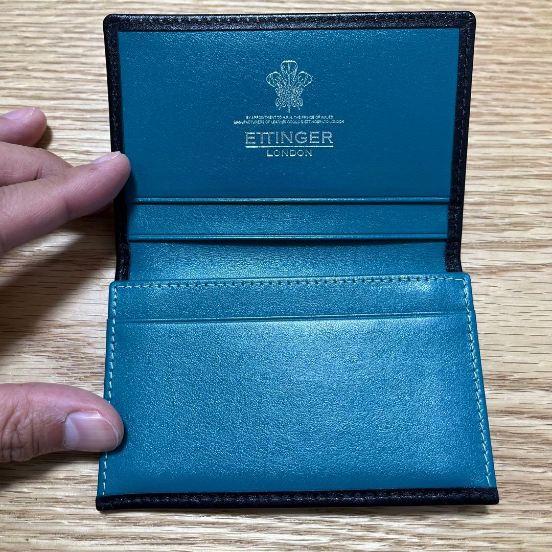 ETTINGER エッティンガー　名刺入れ 黒