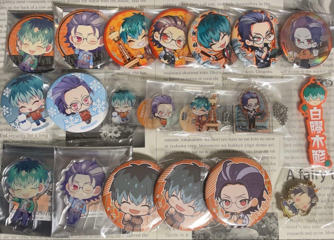 ヒプノシスマイク 缶バッジ アクキー 通天閣 スイパラ 雪まつり 簓 盧笙