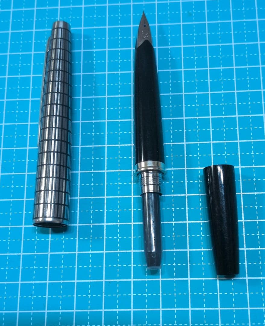 PILOT Elite エリート 格子柄 18K F 万年筆