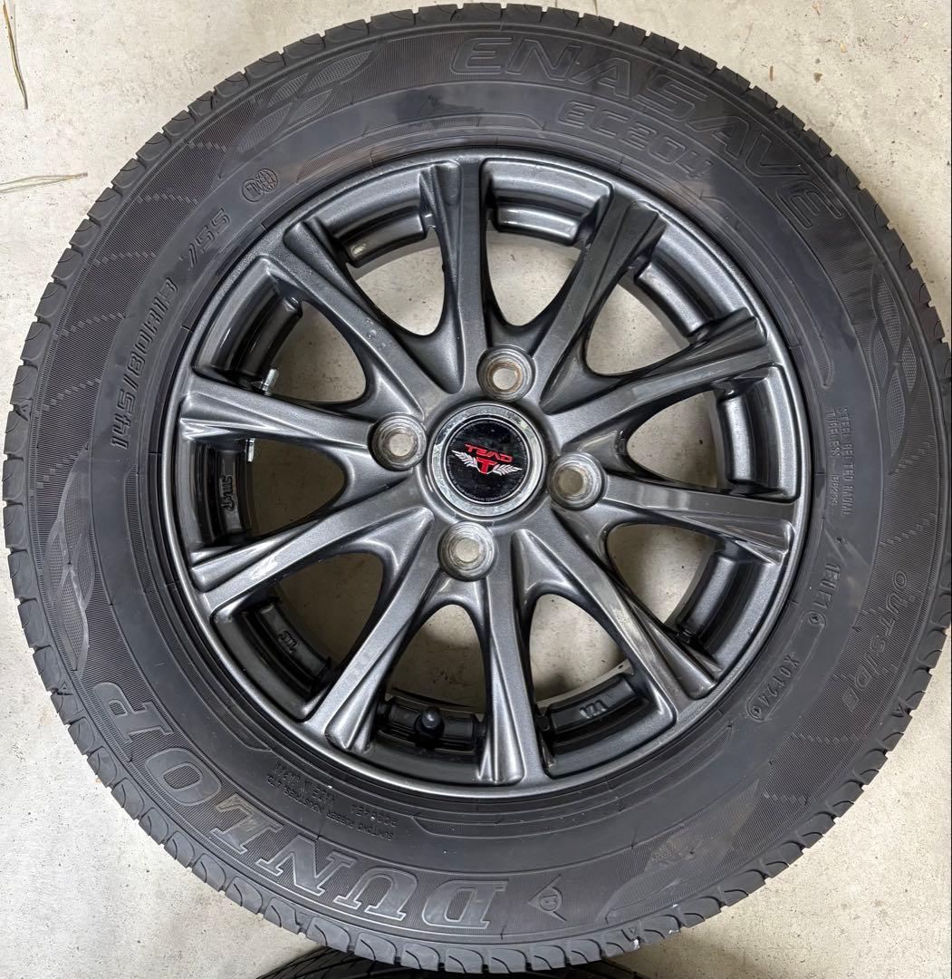 145/80R13 アルミホイール付き夏タイヤセット①