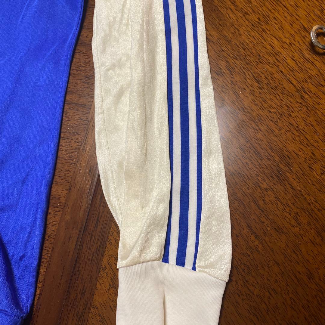 ⭐️値下げしました！adidas サッカーシャツ 青/白 14番80年代フランス製