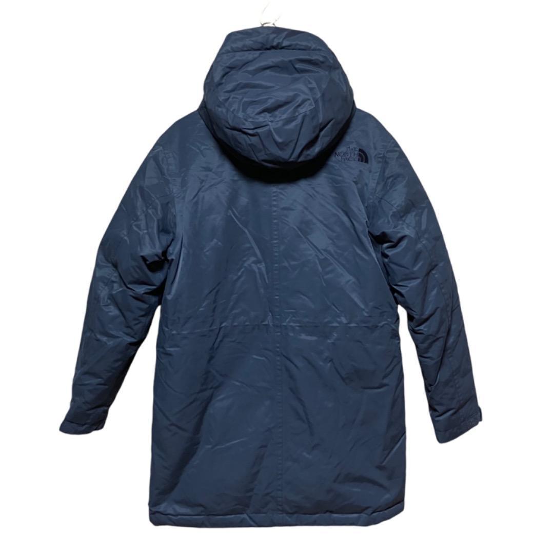ノースフェイス ロングダウンコート ホワイトレーベル ネイビー