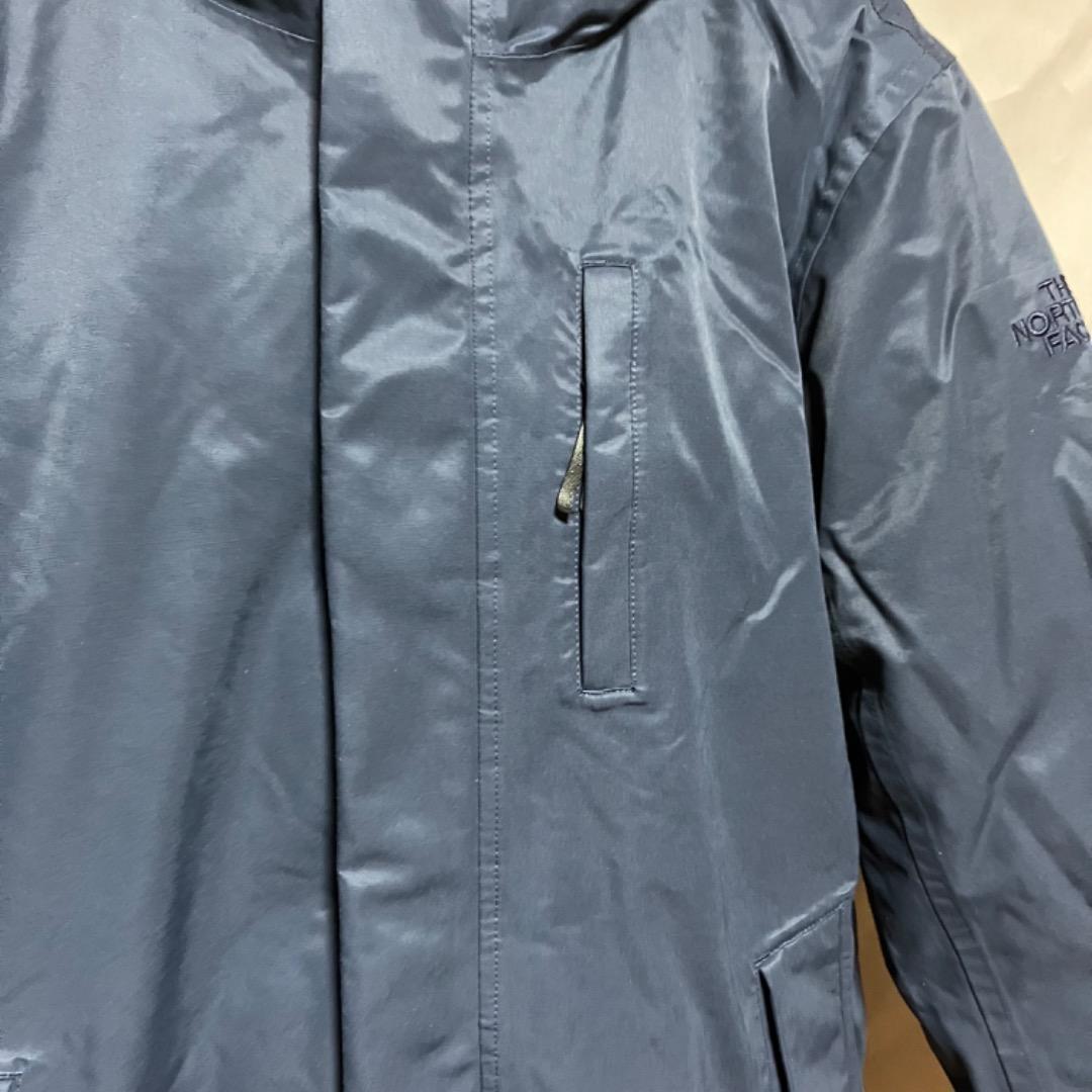 ノースフェイス ロングダウンコート ホワイトレーベル ネイビー